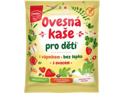 47565 ovesna kase pro deti s vapnikem a ovocem 65g