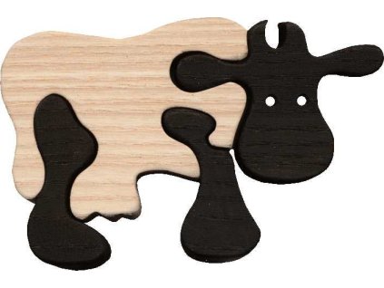 000004742 puzzle krava cerna