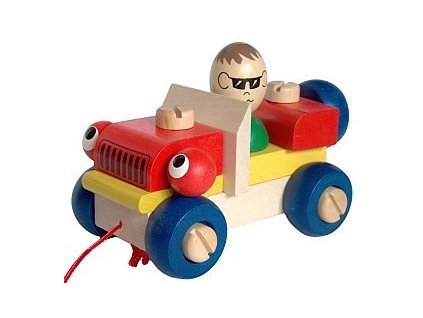 Dřevěné mrkací auto DETOA DETOA