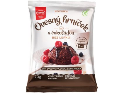 Ovesný hrníček s čokoládou 70g, SEMIX Výprodej DMT 07/2025