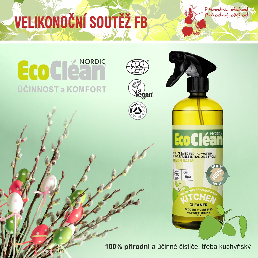 VELIKONOČNÍ SOUTĚŽ O ECO CLEAN KUCHYŇSKÝ ČISTIČ