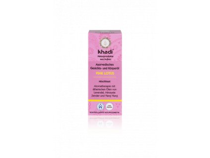 163 10 Khadi pleťový a tělový olej Růžový lotos 10 ml