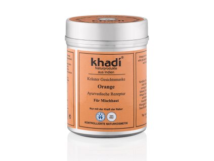 74 Khadi maska POMERANČ web