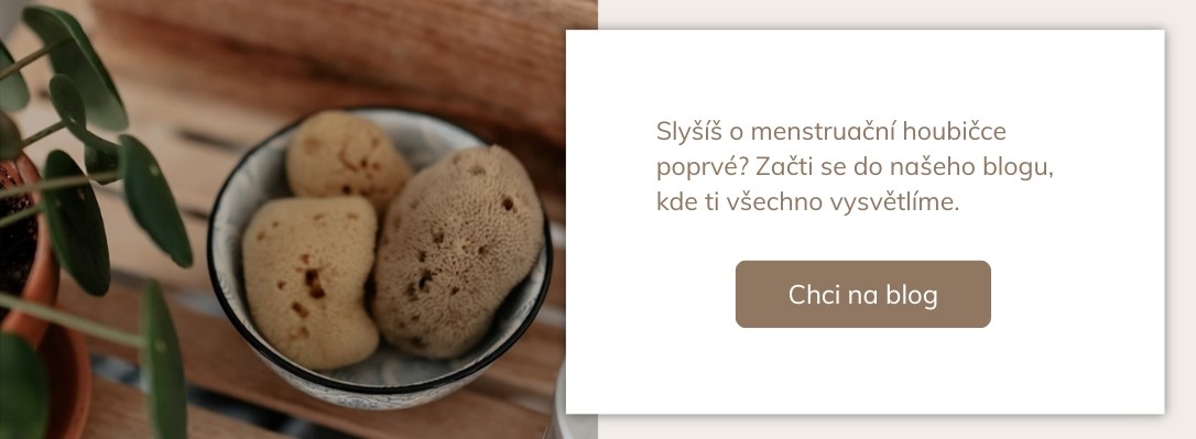 Informace o menstruačních houbách