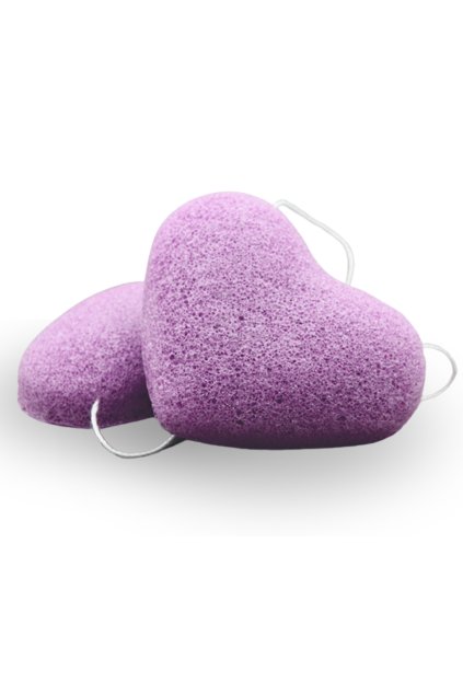 fialova konjak houbicka srdce