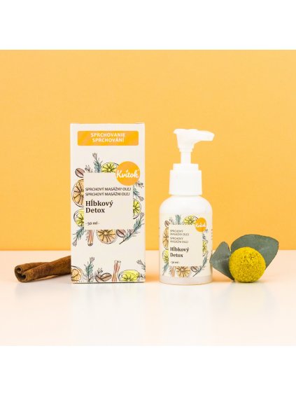 sprchovací olej hĺbkový detox