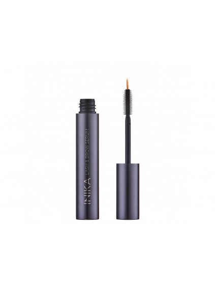 7072 lash and brow serum front lid off by inika organic