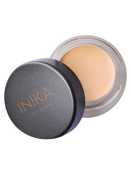 6712 7 full coverage concealer vanilla front lid off by inika organic