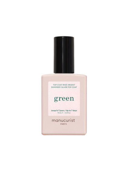 Manucurist Green Shimmery Top Coat Silver