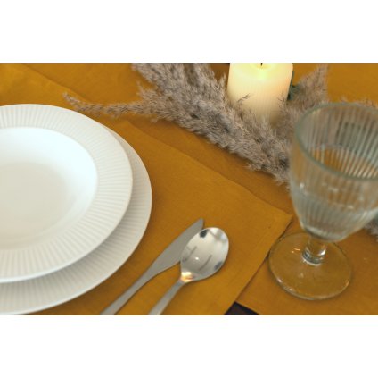 Výhodná sada-běhoun hořčicový+4 ubrousky