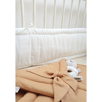 Lněný mantinel do postýlky