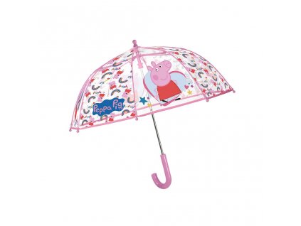 Detský dáždnik Perletti Peppa Pig transparent