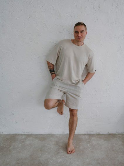 Pánske kraťasy Tencel - Linen DAY