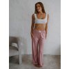 Dámske Tencel pyžamové nohavice FANCY - ružová