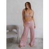 Dámske Tencel pyžamové nohavice FANCY - ružová