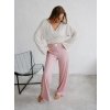Dámske Tencel pyžamové nohavice FANCY - ružová