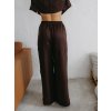 Dámske nohavice Tencel - Linen DAY SUMMER - CHOCCO hnedá