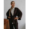 Dámske Kimono Tencel - Linen DAY VARIÉ - CHOCCO hnedá