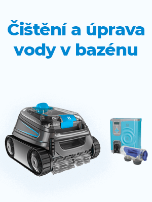 Robotické (automatické) bazénové vysavače a technologie na úpravu slané vody (solinátory, chlorinátory)