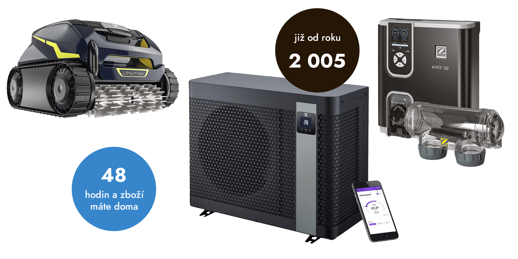 Vybavení k bazénům od prémiového prodejce francouzských bazénů Desjoyaux