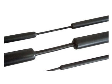 Bužírka zmršťovacia 13,5/3 mm čierna s lepidlom 1