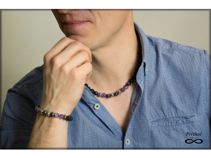 Pánsky náramok a náhrdelník "Ochranca"