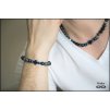 Pánsky náramok a náhrdelník "Nočný jazdec"