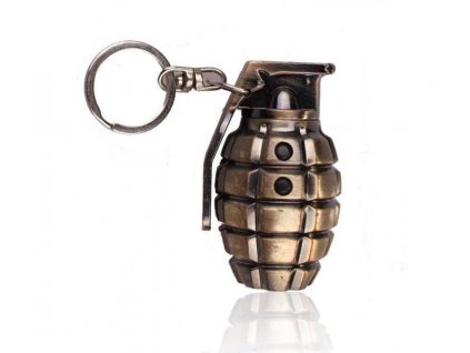 Simulation Grenade Of Laser Keychain LED Lighting Mini Flashlight