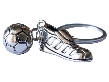 Přívěsek niklová kopačka s míčem