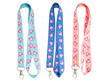 klíčenka na krk srdce