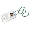 Pouzdro na ID kartu, PVC, šňůrka, 7x10,3mm