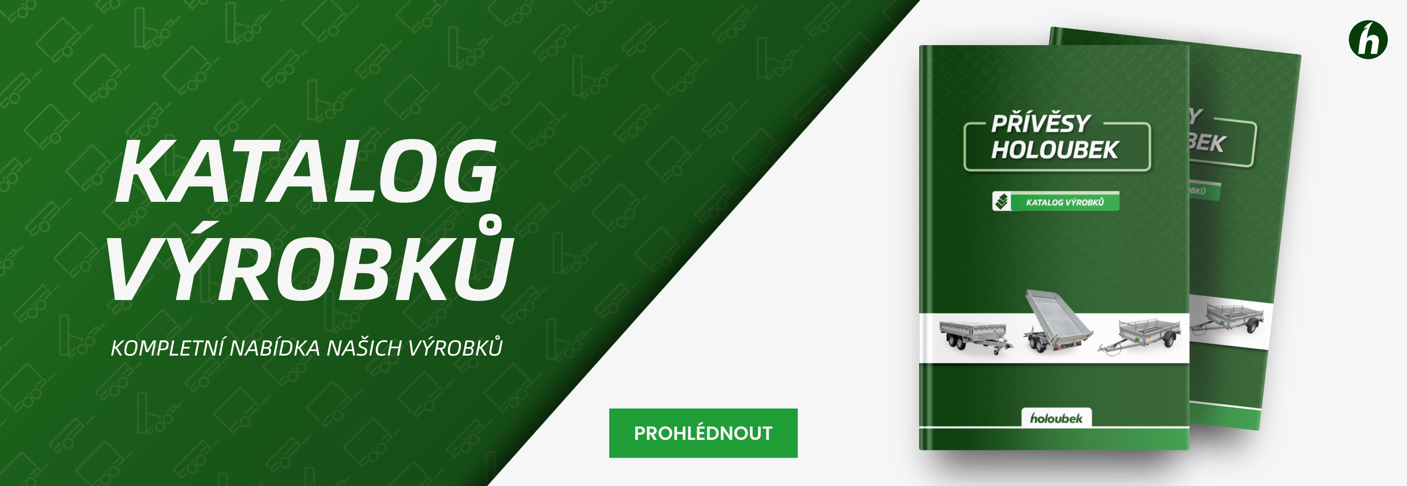 Katalog přívěsů Holoubek – kompletní nabídka přívěsů a příslušenství