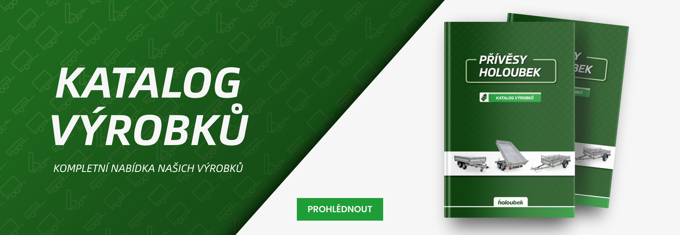 Katalog výrobků Holoubek – kompletní nabídka přívěsů a příslušenství