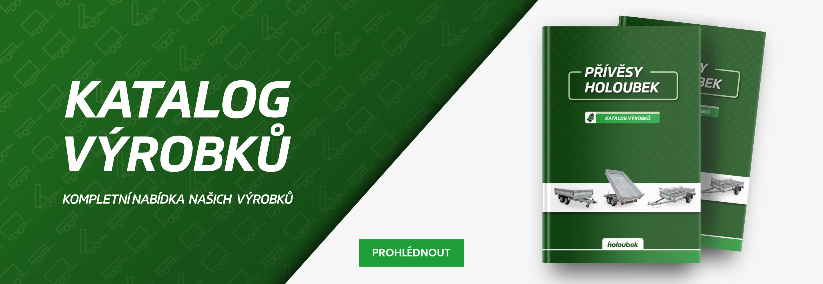 Katalog výrobků Holoubek – kompletní nabídka přívěsů a příslušenství