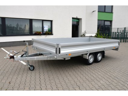 Bržděný dvounápravový valník do 2700 kg, 4100×2100 mm