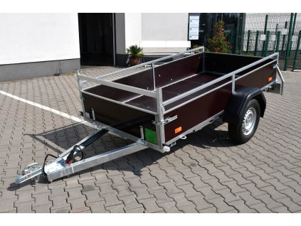 Nebržděný jednonápravový valník do 750 kg, 2550×1330 mm