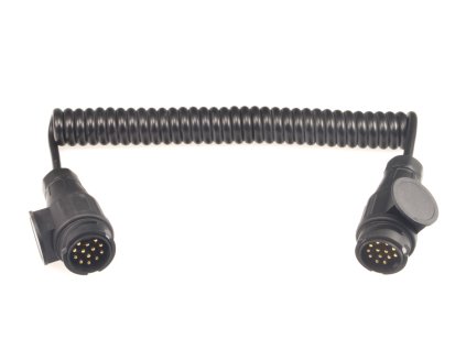 Propojovací kabel o délce 2,5 m spirálový, 2x zástrčka 13 pól