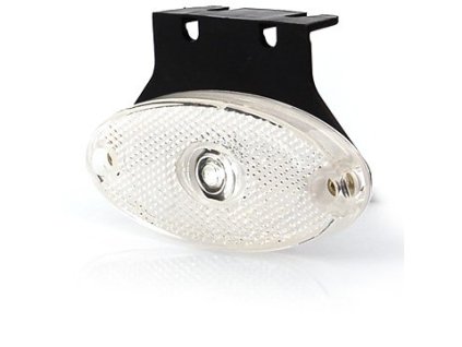 Svítilna přední obrysová LED WAS W64, 12-24V, eliptická na držáku, QS150