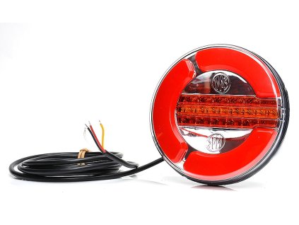 Svítilna WAS W153/1128 sdružená LED 12-24V, P-L, BL/BR/KO, dynamický blinkr