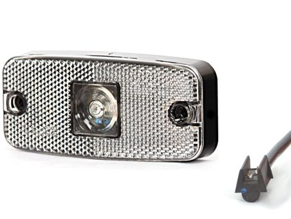 Svítilna přední obrysová LED WAS 225Jw46, 12-24V, s odrazkou, QS150