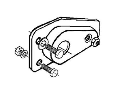 Kryt boční navijáku AL-KO Compact 900 s otvorem pro kliku (sada)