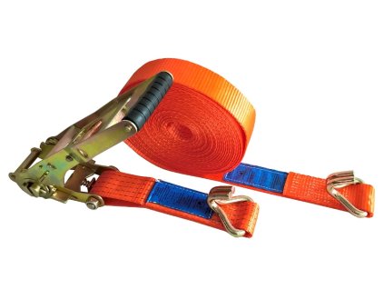 Upínací souprava 50 mm/10 m/5 t, dvojité háky,  ERGO ráčna