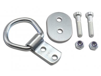 Třmen s okem k přívěsům BASIC, PRAKTIK (vč. šroubů a podložky)