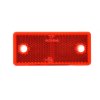 Odrazka červená 96x42 mm s otvory