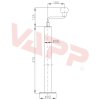 Opěrná noha WW ST 48-90 (370 mm s výsuvem 220 mm) 150kg