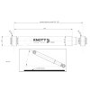 Tlumič k nápravě KNOTT typ 990001 (do 1800 kg/1 náprava)