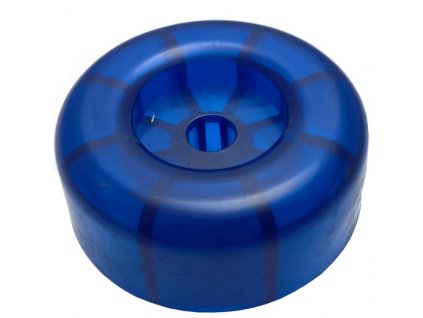 Koncovka rolny 4'' modrá PVC, pr. 88 mm, d=14,3 mm, l=35 mm