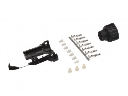 Konektor 7-pólový kruhový AMP pro 1,5mm systém, rovný, zásuvka (female)