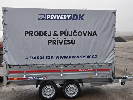 Přívěsný vozík č.3 do 750kg s plachtou