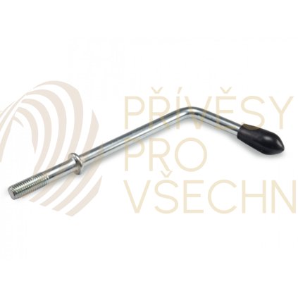 Klička držáku opěrného kolečka M12x60 mm (k držáku 48 mm) prodloužená 150V/200V